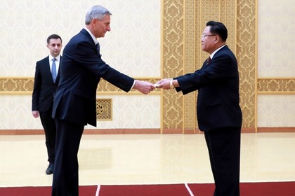 Посланикът на Република България в Корейската народно-демократична република връчи акредитивните си писма